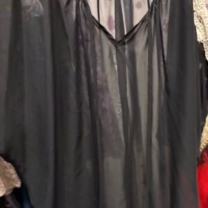 American Dream Black Sheer Blouse